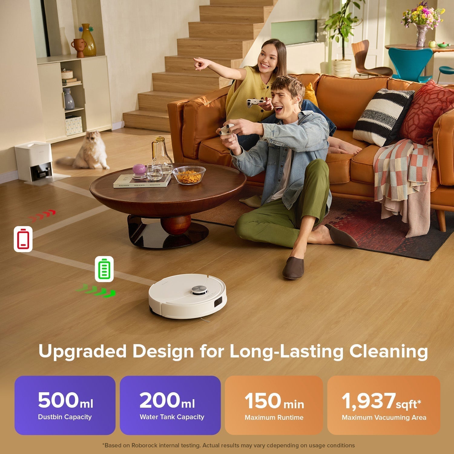 Roborock Q10V+ Robot Vacuum Cleaner - Certified Refurbished