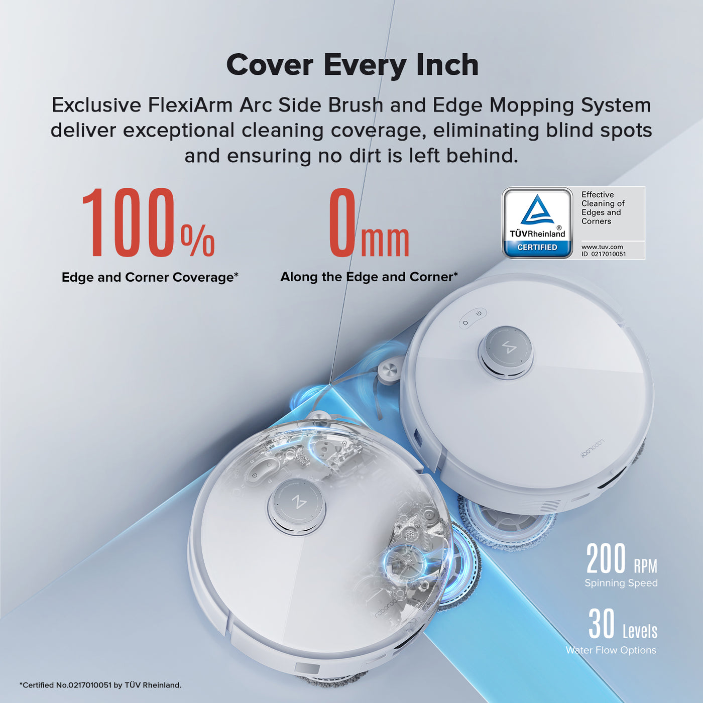 Roborock Qrevo Curv Robot Vacuum Cleaner - Certified Refurbished