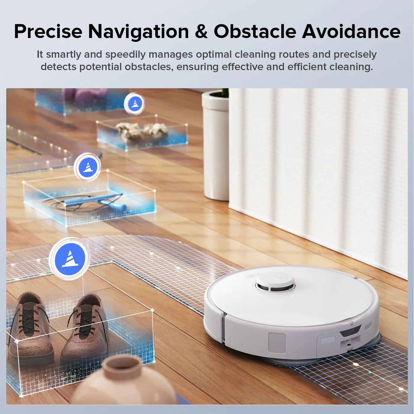 Roborock Qrevo Edge C Robot Vacuum Cleaner - Certified Refurbished