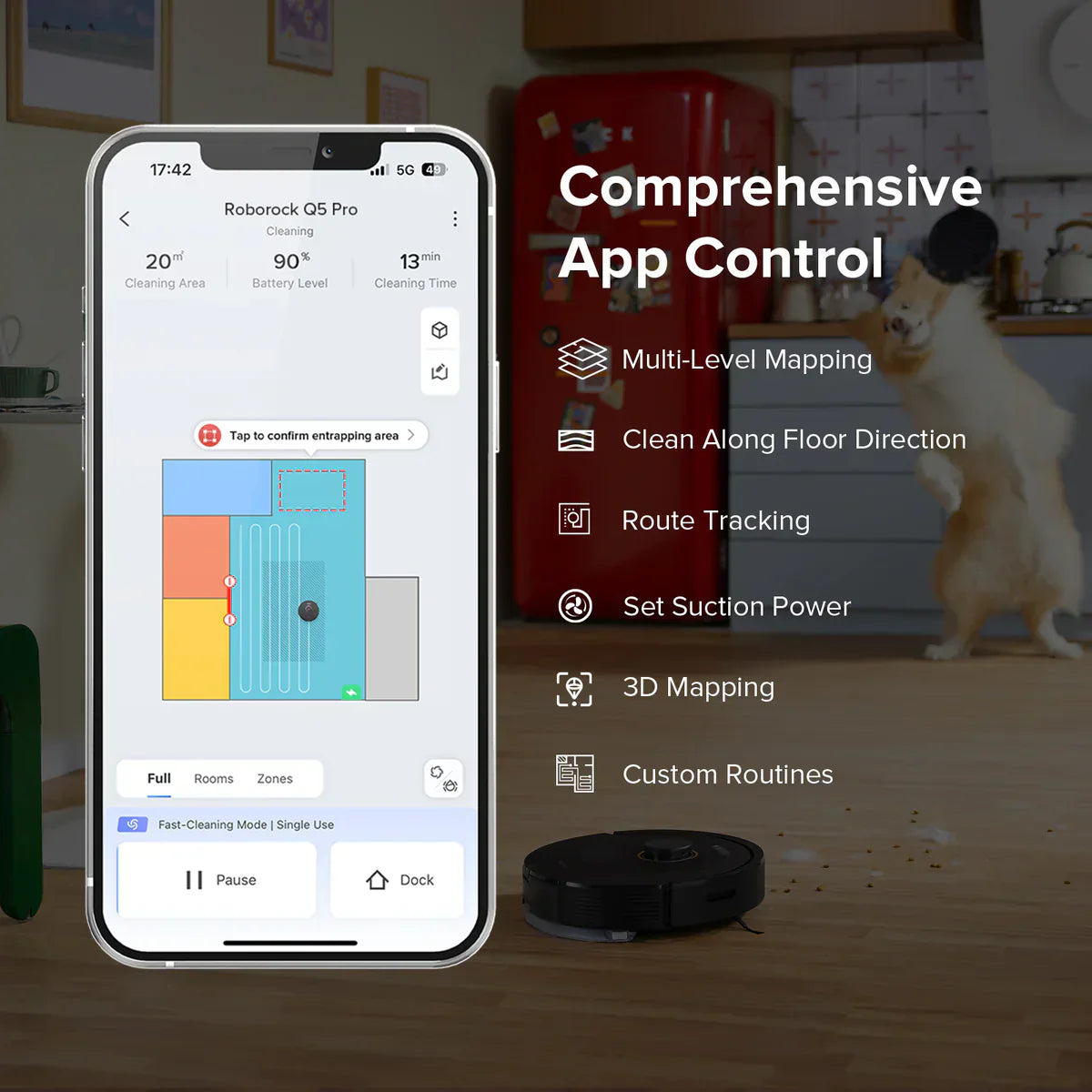 Roborock Q5 Pro+ Robot Vacuum Cleaner - Certified Refurbished