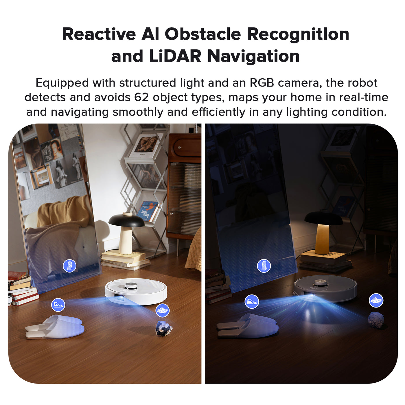 Roborock Qrevo Curv Robot Vacuum Cleaner - Certified Refurbished