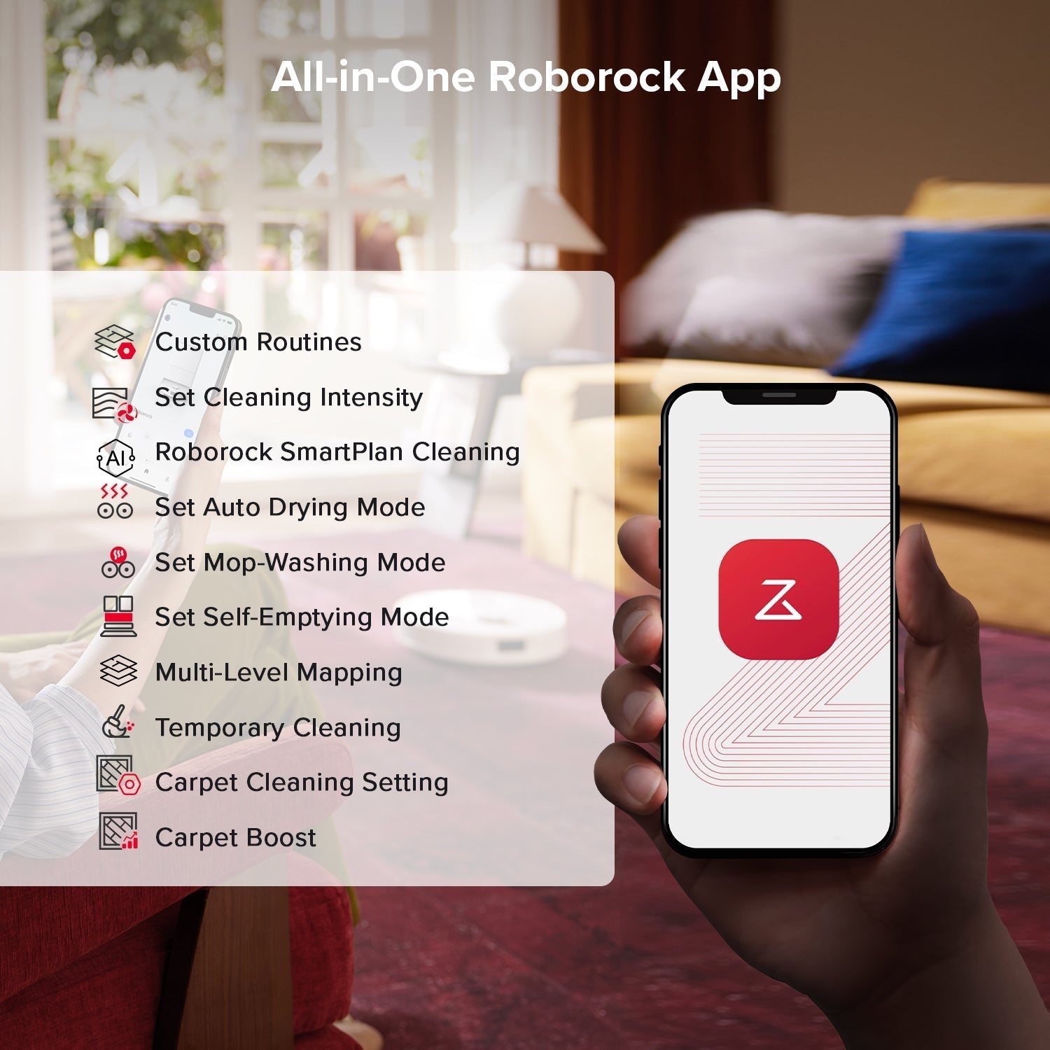Roborock Qrevo C Robot Vacuum Cleaner - Certified Refurbished