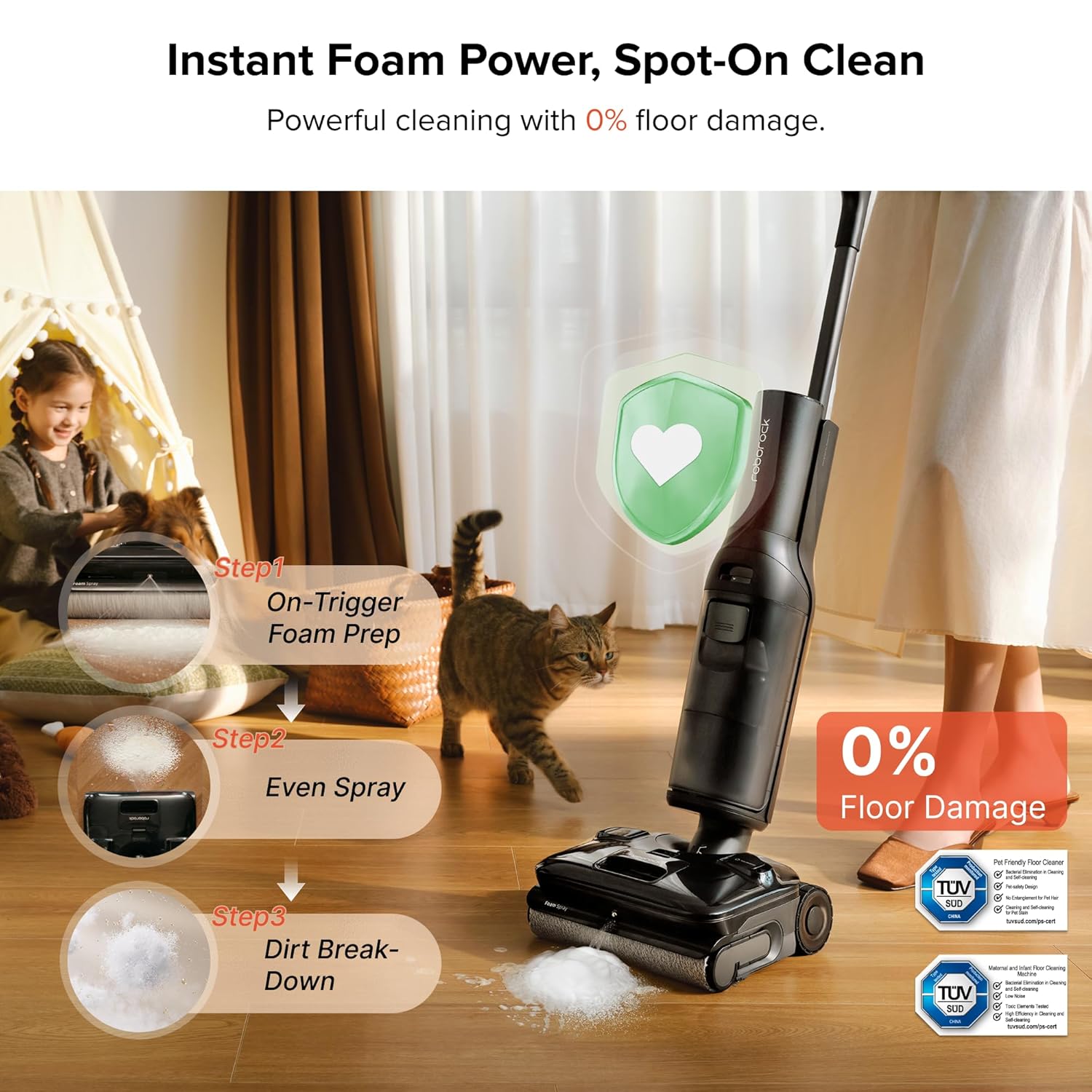 F25 ACE Pro Foam Wet Dry Cordless Vacuum Cleaner - Certified Refurbished