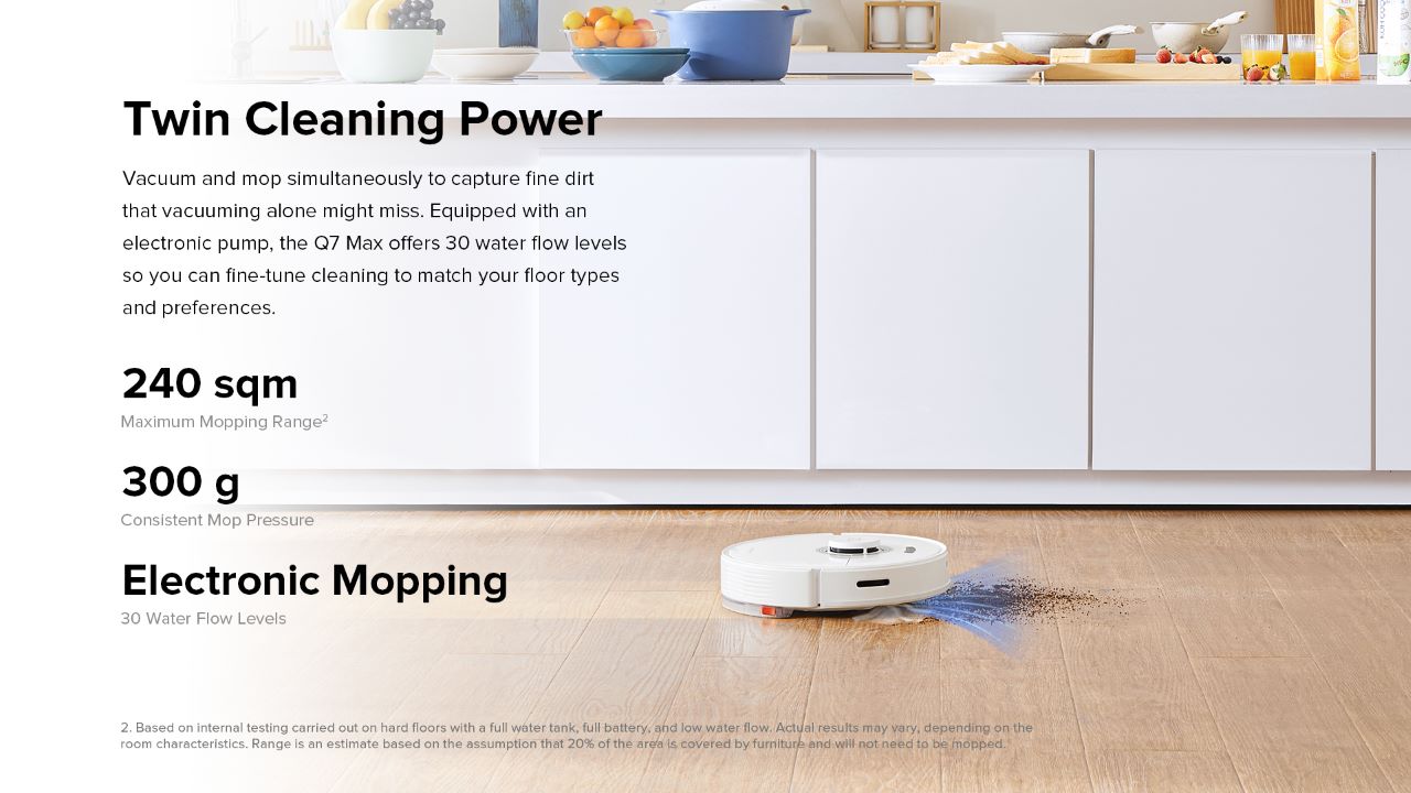 Roborock Q7 Max Plus Robot Vacuum Cleaner - Certified Refurbished