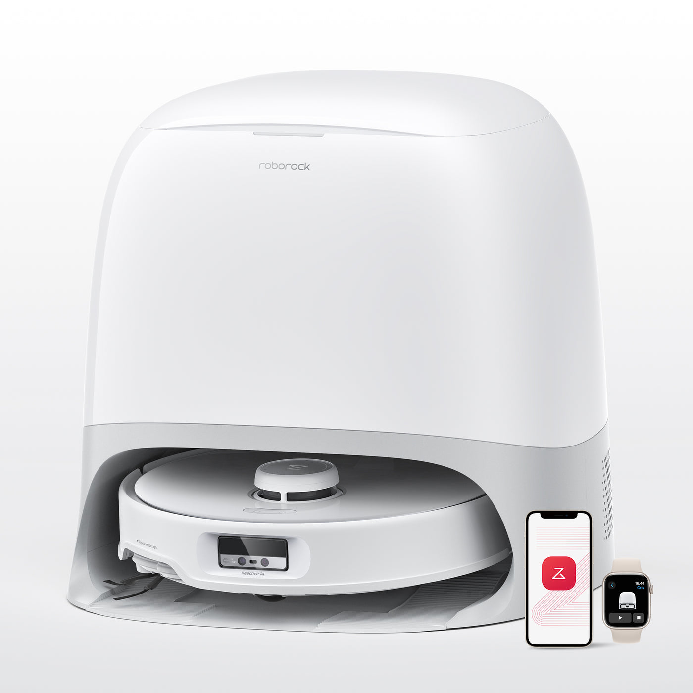 Roborock Qrevo Curv Robot Vacuum Cleaner - Certified Refurbished