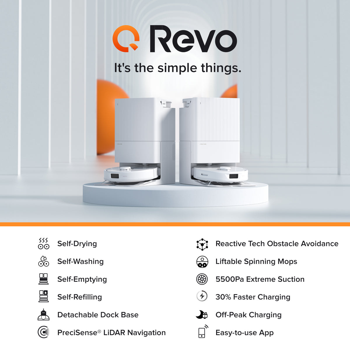 Roborock Qrevo Robot Vacuum Cleaner - Certified Refurbished