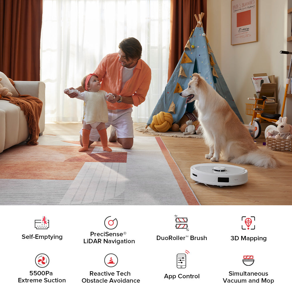 Roborock Q8 Max+ Robot Vacuum Cleaner - Certified Refurbished
