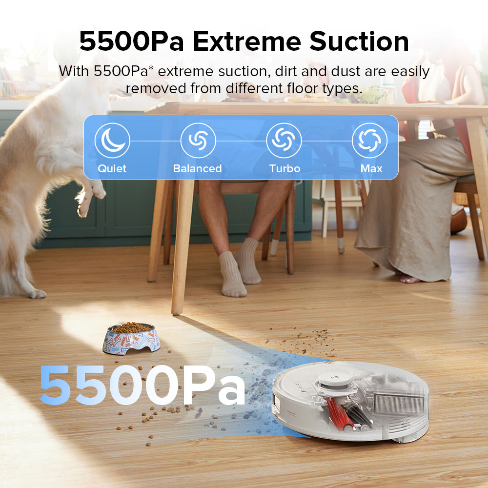Roborock Q8 Max+ Robot Vacuum Cleaner - Certified Refurbished