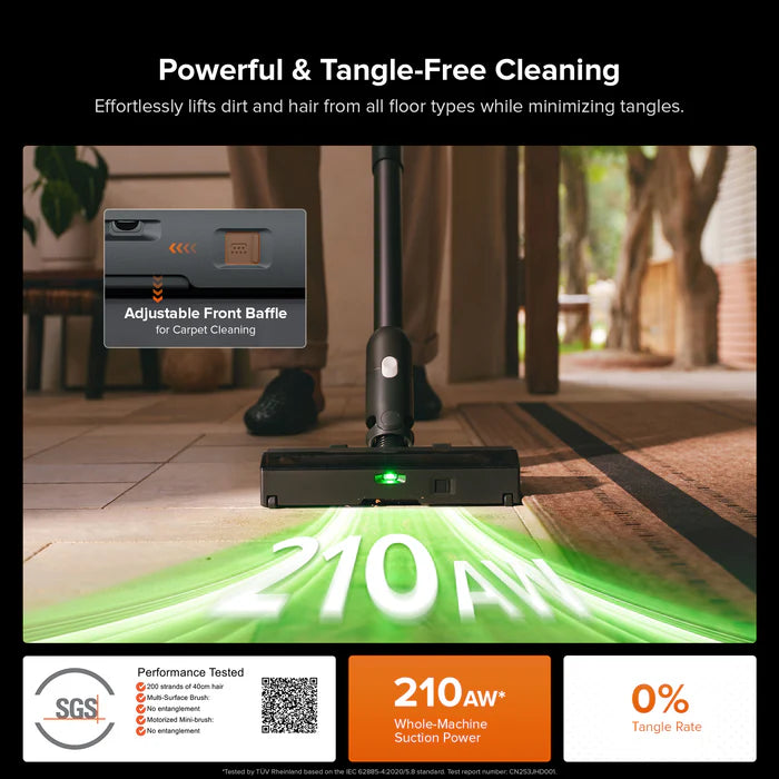 Roborock H60 Hub Ultra Cordless Stick Vacuum Cleaner - Certified Refurbished