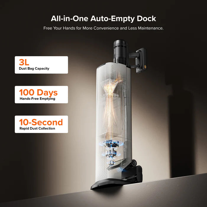 Roborock H60 Hub Ultra Cordless Stick Vacuum Cleaner - Certified Refurbished